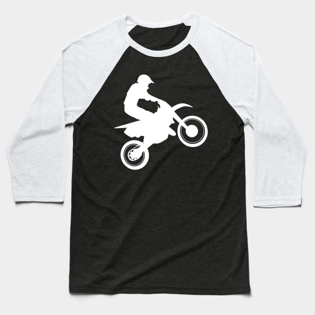 Motocross Baseball T-Shirt by hobrath